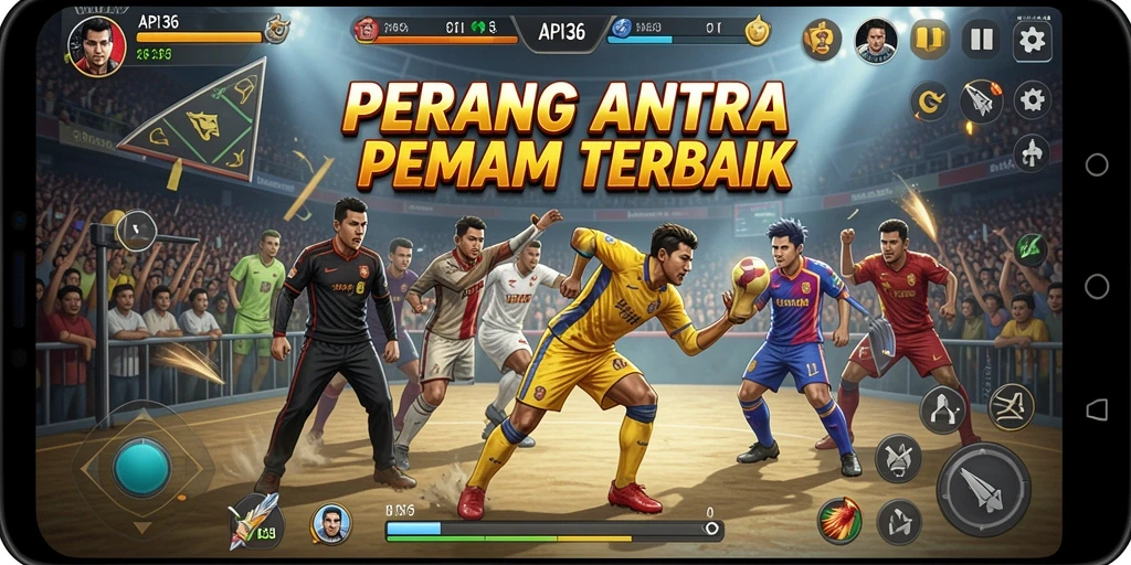 Tampilan gameplay seru dari API36 yang penuh aksi Battle Royale.
